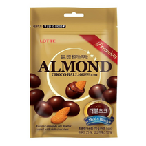 롯데제과 아몬드초코볼 초콜릿, 70g, 5봉