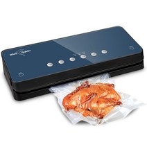 업소용진공실러 음식보관 실링 포장기 밀봉기 휴대용 음식 진공 포장 기계 10 피스 무료 가방 씰링, CHINA_WE1918 blue | UK Plug