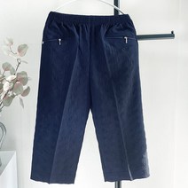 국민할매 할머니옷 엄마옷 국내생산 시어서커 무지 7부 인견 통 밴딩바지[SBKM] 여름바지 요양원옷 빅사이즈