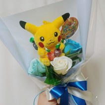 포켓몬꽃다발 피카츄꽃다발 발표회꽃다발 학예회꽃다발 재롱잔치꽃다발 인형꽃다발 졸업꽃다발 입학꽃다발 사탕꽃다발 수료식꽃다발 어린이집꽃다발 유치원단체꽃 학교단체꽃다발, 연블루