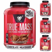 BSN 트루매스 신타6 웨이트 게이너 TRUE MASS 탄수화물 단백질 체중증가 프로틴 살찌는 보충제 2.54 kg 5.82 LB, 바닐라 2.54 kg