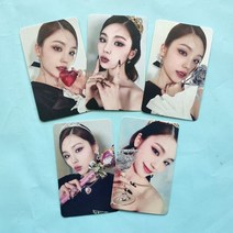 5 개대 Kpop ITZY NEW 앨범 체크메이트 사진 카드 HD 인쇄 엽서 Lomo 팬 collection, Yeji