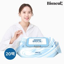 바이오늘 워시케어 비데 티슈 50매 20팩, 단품