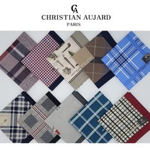 CA 크리스찬오자르 면60수 남자손수건 선물용 10매입 개별 케이스포장