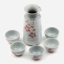 전통술병-왕벚꽃, 한지포장