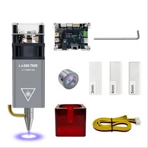 레이저 나무 20W 40W 모듈 450nm TTL 블루 라이트 조각기 헤드 목재 작업 도구, 02 LT-40W-AA