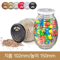 유리병 꿀병 [시즈닝철캡]벌꿀750ml - (70파이), 70파이시즈닝철캡 검정, 1개