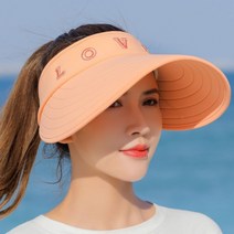 Genpezer 무드 여성 썬캡 자외선차단 모자 햇빛 창모자 썬바이저 여름