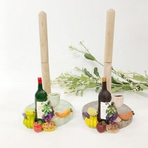 기타 바보사랑[컨츄리아이템]샤르도네 키친타올 꽂이 2type, 그린