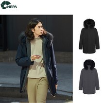 네파 NC송파점 남성 겨울용 방풍 투습 기능이 우수한 GORE-TEX INFINIUM 2L 소재를 적용한 NEW 코트형 다운 아르테 누오보 다운자켓 7G72064