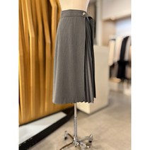 ab.fz 플리츠 랩 롱 스커트 ABXX1QS31B US