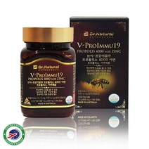 뮤닥터내츄럴 유칼립투스 프로폴리스 4000 아연 브이 프로이19 V-PROIMMU19 400mg 180캡슐 로얄제리 항염 항산화 면역영양제, 2통