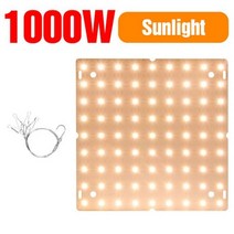 식물용 피토램프 2000W Led 성장 조명 풀 스펙트럼 램프 수경재배 꽃 씨앗 온실 양자 보드 텐트 1000W, C-1000W-Sunlight, Two-year warranty, CHINA + UK Plug