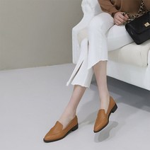 215-260 여성수제화로퍼 빅사이즈 직장인 단화 드라이빙슈즈 2.5cm