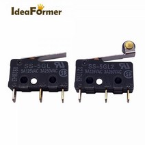5pcs 3D 프린터 부품 Ultimaker 리미트 마이크로 스위치 SS 5GL 5GL2 5A 125V 1.47N 마우스 버튼 Fretting 구리, 5pcs 5GL