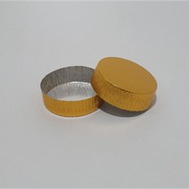 홈베이킹도구 금박 갈레트 틀 브루통 틀 컵 팬 6cm 125개 1박스(YD) 머핀 가레트 쿠키 몰드
