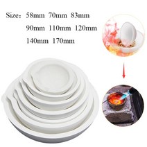 100g-5000g 고온 석영 그릇 도가니 해 주조 정제 금은 보석 고온 석영 그릇 도가니 융 주조, [12]