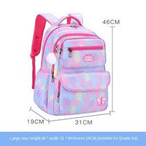 방수 어린이 책가방 새로운 초등학교 배낭 소녀를 위한 귀여운 다채로운 가방 공주 학교 Mochila Femenina 2022