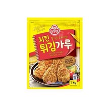 고소한 치킨튀김가루 1KG 치킨파우더 베터믹스 간단요리 맛난음식 오뚜기 홈캉스 식재료, 7개