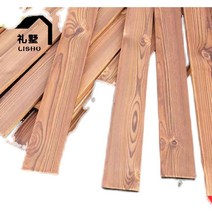 방부목기둥 DIY 기둥 각목 목재 데크 고정 펜스 휀스 탄화목 화단, 1.8cm두께x8.5cm너비x4m길이