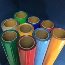 [글리터 전사지] 롤 단위판매 (고정폭 50cm x 25m) - 플로터 커팅기 / 열전사 DIY, 진한은색, 1개