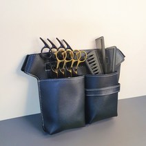 미용가방 전문가용 휴대용 헤어 출장용 미용 가위 집 케이스 미용사 가방 벨트, 블랙