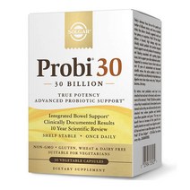 솔가 프로비 300억 유산균 30정 (캡슐) Solgar PROBI 30 BILLION (30VAGETABLE CAP), 1개