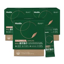 [대상웰라이프] 면역엔 클로렐라 (2.7gx30포) 3통, 구성:면역엔 클로렐라 3통