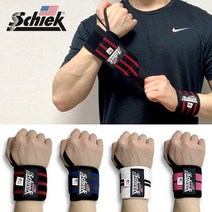 쉬크 리스트랩 WSF 로그 크리오로지 헬스 손목 보호대 리프팅 파워 스트랩 시크, 레드