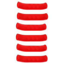 3 쌍 MTB 자전거 브레이크 레버 커버 핸들 바 그립 보호대 브레이크 슬리브 레드, 설명 설명, 설명