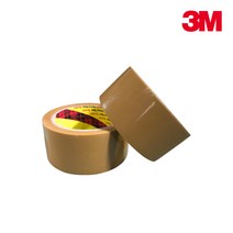 3M 372KS 택배 포장 황색 OPP 박스 테이프 1BOX/50EA, 단품