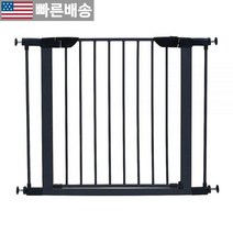 [Midwest Homes for Pets 정품] MidWest 73.7cm(29인치) 높이 워크스루 스틸 반려동물 안전문 - 96.5cm(38인치) 너비 소프트 화이트 659, Graphite_39-Inch