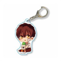 지박소년 하나코군 굿즈 화장실 바운드 Hanako Kun 애니메이션 키 체인 Q 버전 만화 그림 열쇠 고리 쥬얼리 가방 펜던트 액세서리 팬 선물, [08] H