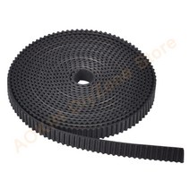 2Pcs GT2 16 치아 보어 5mm 풀리 2M 너비 오픈 타이밍 벨트 비틀림 스프링 3D 프린터 용, 한개옵션0