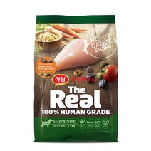 하림펫푸드 더리얼 크런치 퍼피 강아지사료, 닭, 1kg, 1개