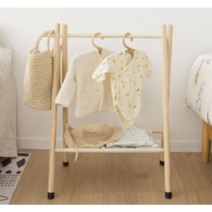 심플 우드 미니 행거 아기옷 유아 어린이 옷걸이 아이방 꾸미기, 우드미니행거, 선택안함