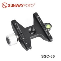 카메라 퀵 릴리스 플레이트 어탭터 삼각대 퀵슈 SUNWAYFOTO SSC-50 50mm DSLR 클램프 Arca 스위스 레버 RRS 호환 QR, SSC-60
