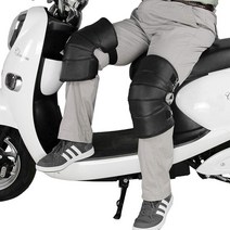 하이브-유통 (당일발송) 롱타입 오토바이 겨울 방한무릎토시 무릎보호대 바이크 방한용품, 무릎용버클타입(옥스포드원단)