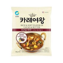청정원 간편식 청정원 카레여왕 부드러운 버터맛 108g 집밥 도시락 식자재 캠핑 별미, 23개