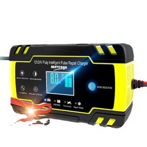 라오농 퍽셔 12V4A-100A 오토바이 자동차 배터리 충전기 펄스수리 복원 충전기