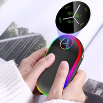 레인보우 LED 손난로 보조배터리 C-310, 1개