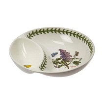 포트메리온 보타닉 가든 Divided Serving 디쉬 접시 식기 6 인치 라운드 Platter Lilac 디자인 Made from Porcelain Dishwasher 마이크로
