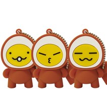 칼론 구운계란 USB 3.0 메모리 16GB 공부 사무용 수행평가 발표 감성 캐릭터 커플 친구 학원 입학선물 단자 연결 신입생 단체 졸업생 학교 사진관 데스크 TV, 울보