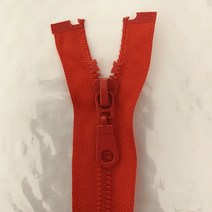 옷 지퍼 달기 2 조각 5 #(25-70 )cm 분리형 수지 지퍼 오프닝 자동 생태 잠금 플라스틱 지퍼 재봉 슈트 용, 10 빨간_01 2pcs_05 50cm, 빨간