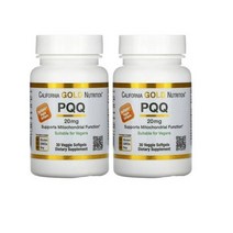 캘리포니아골드뉴트리션 캘리포니아 골드 뉴트리션 CGN PQQ 20mg 30정, 2개