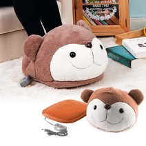 탑건강 다람쥐 발난로 발방석 풋워머 전기발난로, 다람쥐발난로 일반형