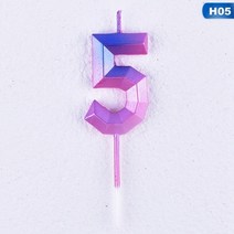 꽃초 돈보약 어버이날 포토존 샌드세레머니 브라이덜샤워 소품대여 축사 케이스 대두피켓 1 pc 크리 에이 티브 다채로운 생일 양초 1 2 3 4 5 6 7 8 9 0 케이크 파티, 05