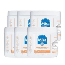 믹사 시어 인텐시브 너리싱 크림 400ml Mixa Shea Intensive Cream, 6팩