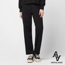 [본사정품] 스탠다드핏 스트링 스웨트팬츠 블랙