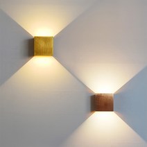 조명프라자 LED 킨스 사각 벽등 8W 거실 외부 벽등 벽부등, 로즈골드